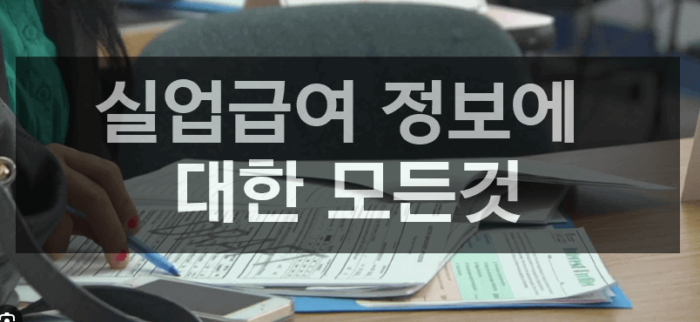 실업급여 정보에 대한 모든것