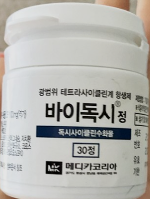 [최신] 바이독시정 여드름 효능과 부작용과 복용법