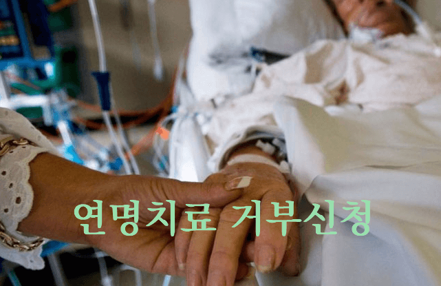 최신 연명치료 거부신청하는 방법