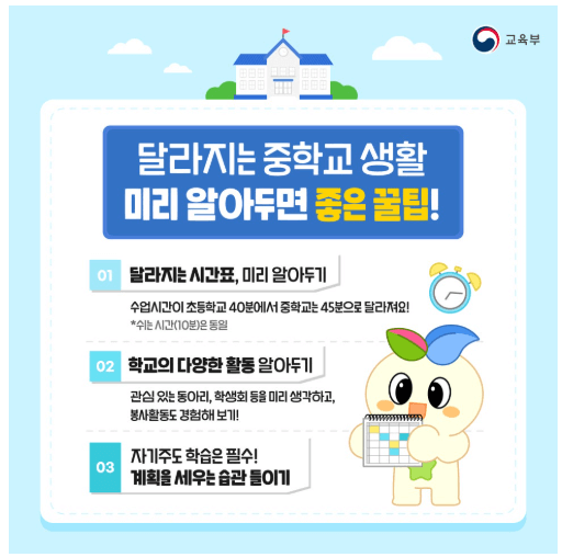 2025년 중학교 입학, 성공적인 새 학기를 위한 최종 준비 체크리스트
