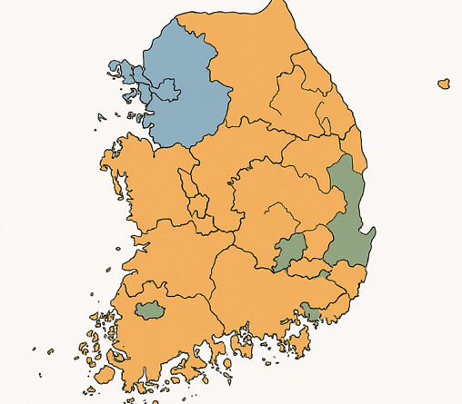 비수도권 지역별로 다르게 받는 민생회복 소비쿠폰 (농어촌 인구감소지역 84곳)