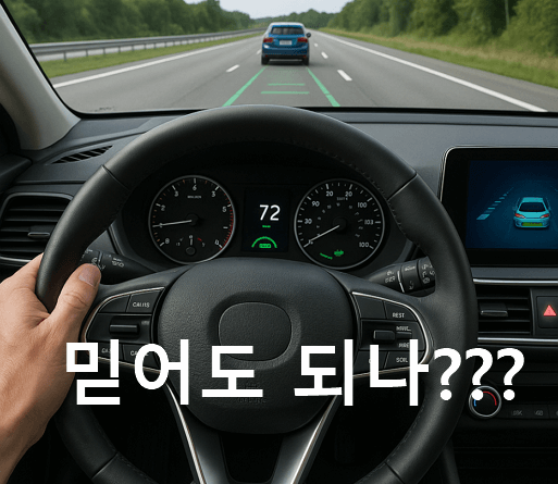 크루즈 컨트롤, 정차된 자동차는 잘 보지 못한다.