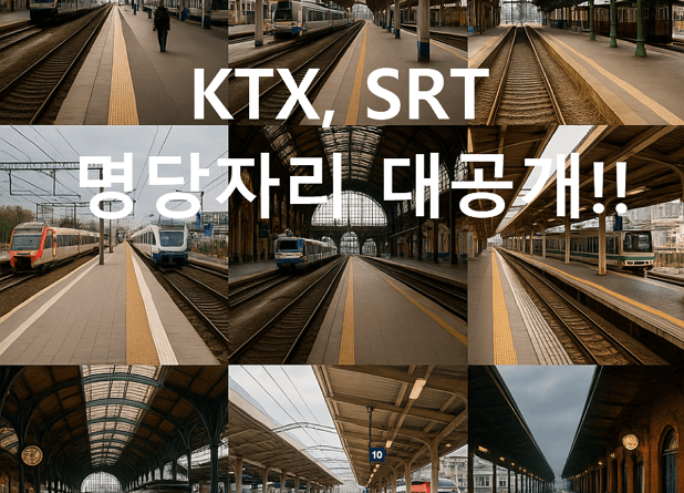 [최신] KTX와 SRT 명당 좌석 완전 정보 공개